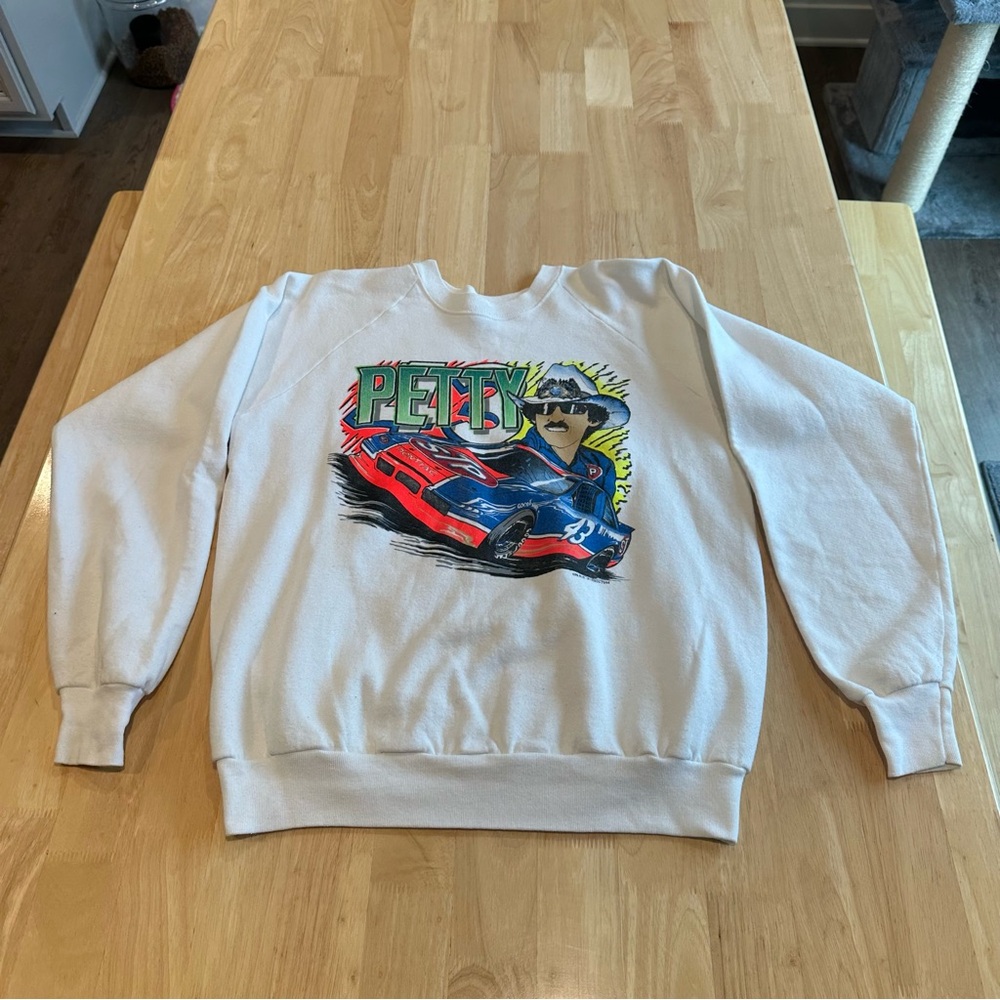 Vintage Screen Stars Richard Petty Crew Neck Sweatshirt